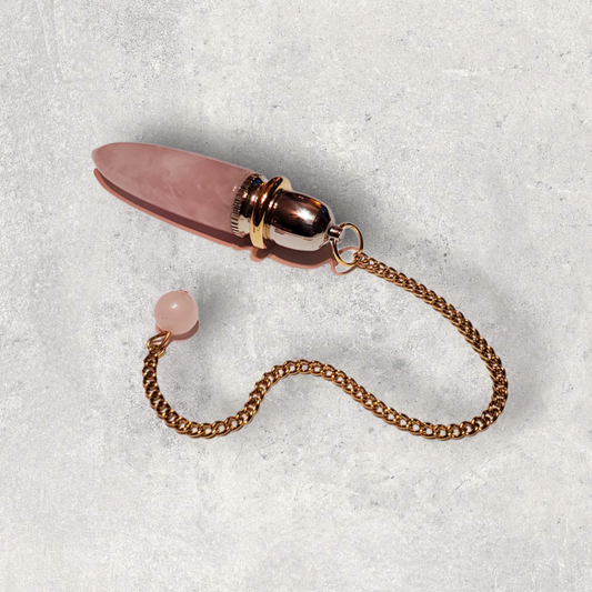 Rose Quartz Amplified Resonance Pendulum