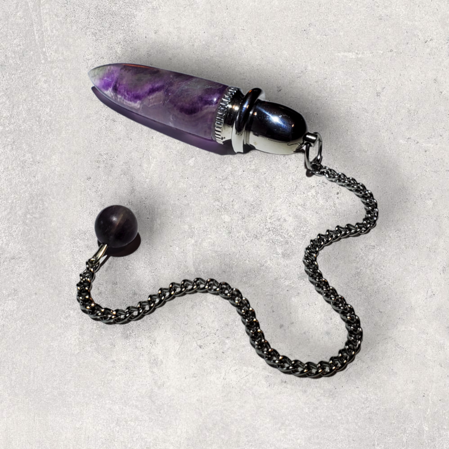 Fluorite Large Chamber Pendulum