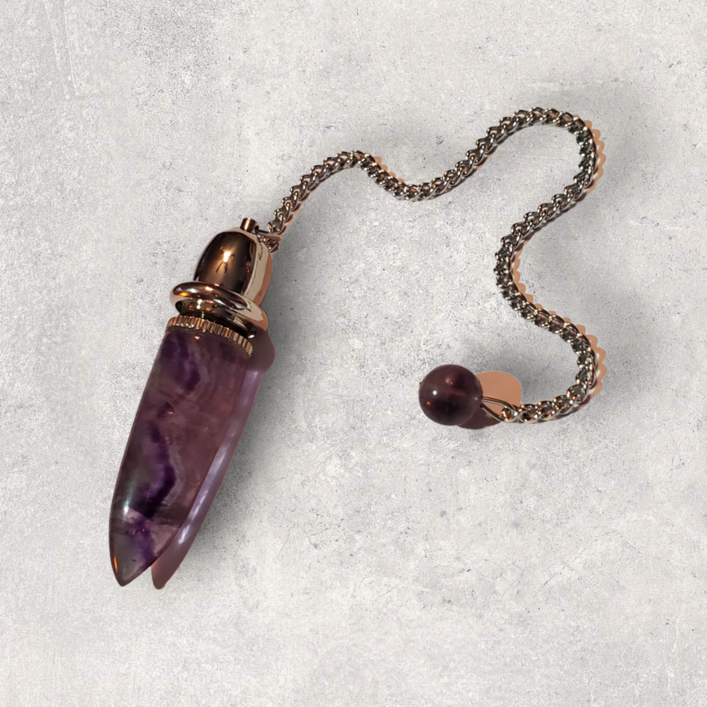 Fluorite Large Chamber Pendulum