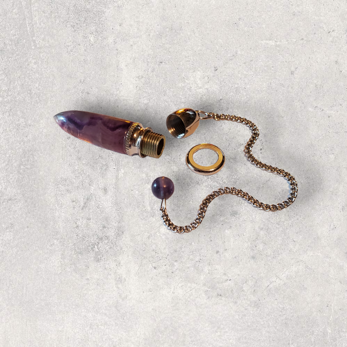 Fluorite Large Chamber Pendulum