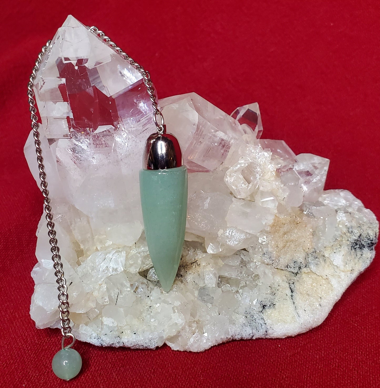 Green Aventurine Dome Pendulum