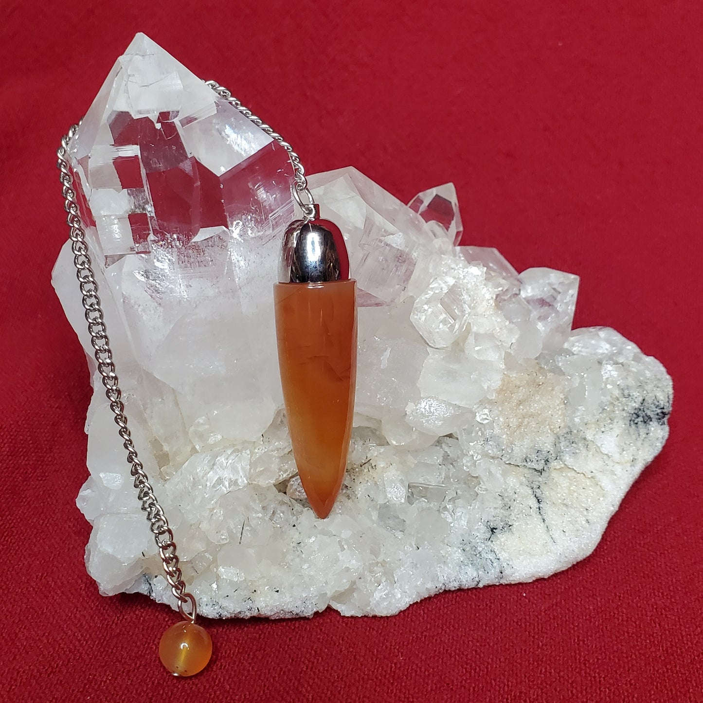 Carnelian Dome Pendulum