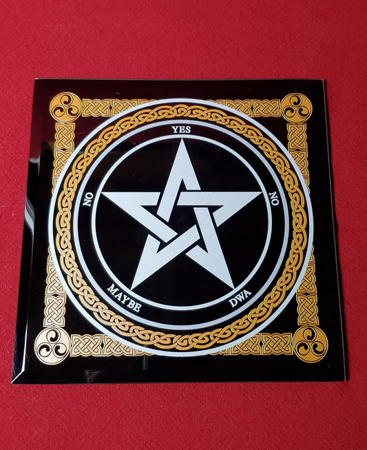 Glass Pentacle Dowsing Board