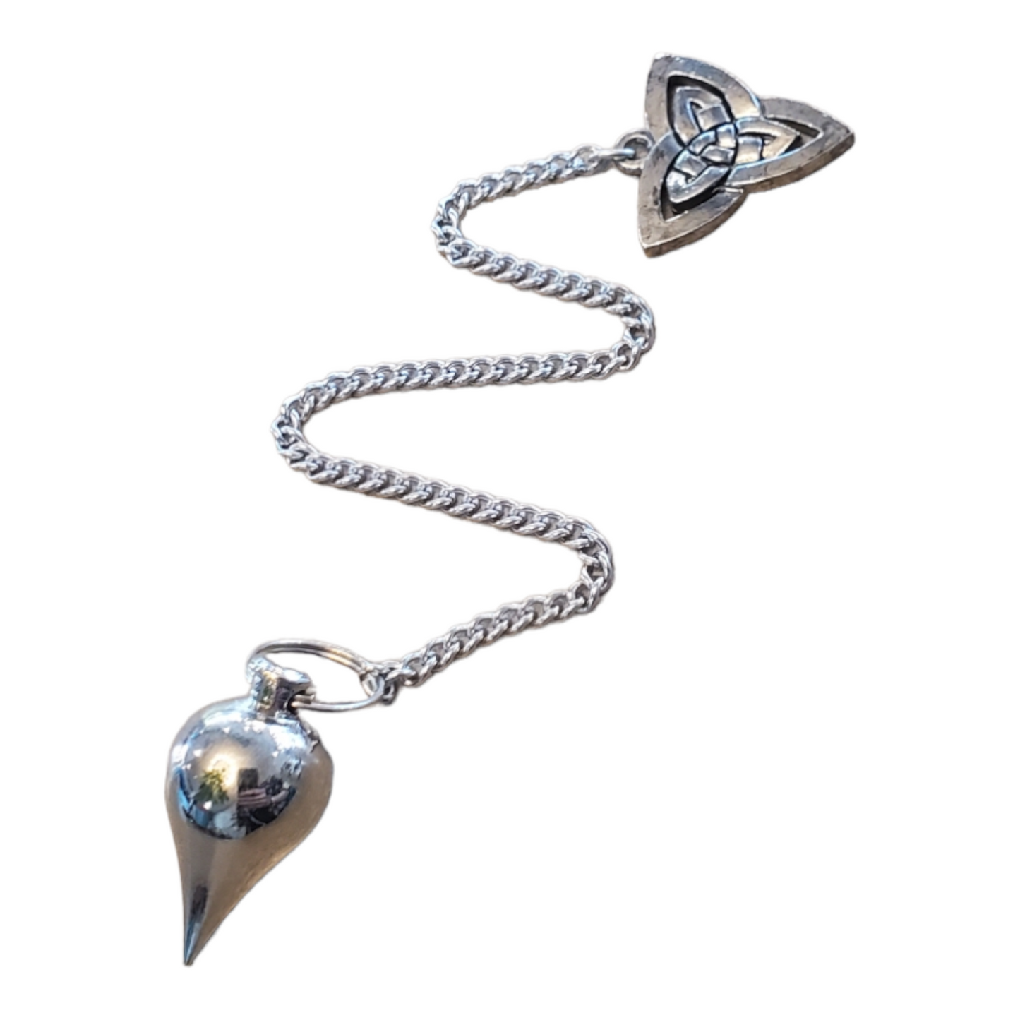 C100 Teardrop Pendulum with Celtic Knot