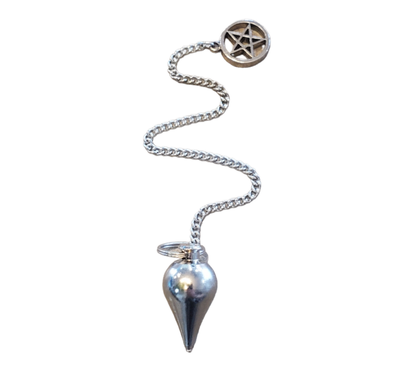 C100 Teardrop Pendulum with Pentacle