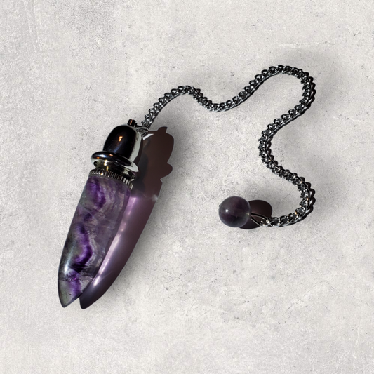 Fluorite Large Chamber Pendulum