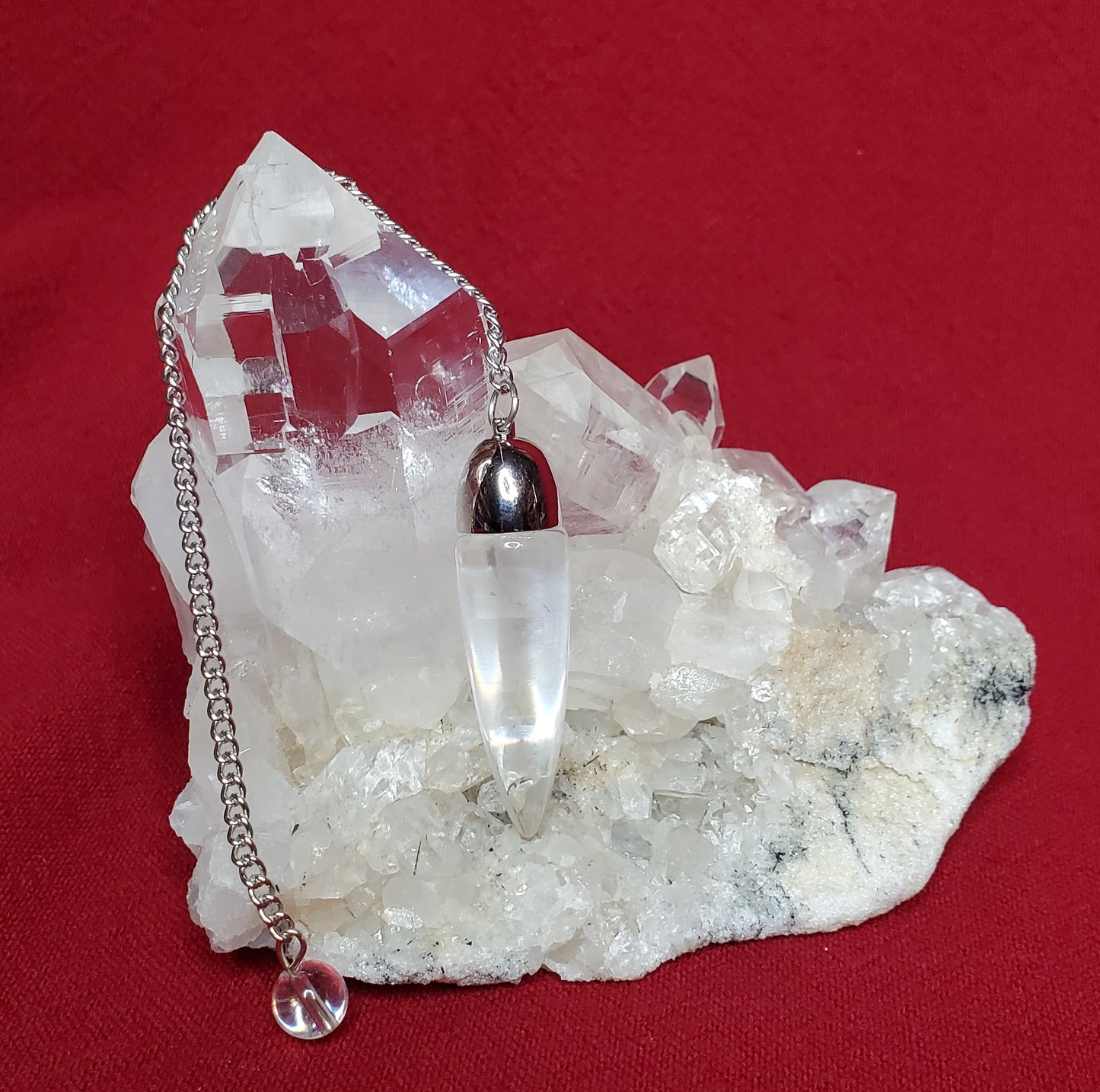 Clear Quartz Dome Pendulum