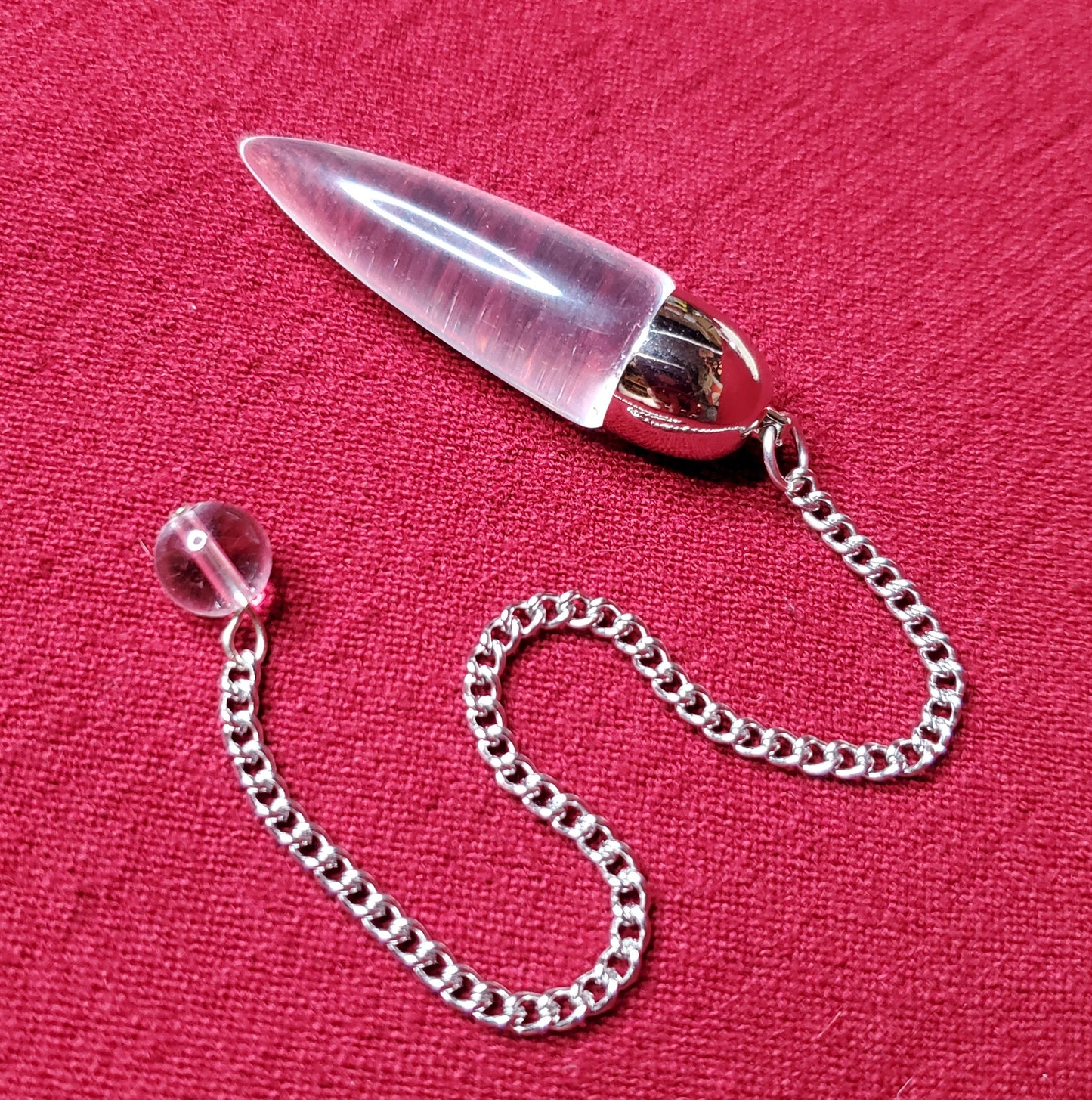 Clear Quartz Dome Pendulum