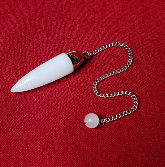 White Jade Dome Pendulum